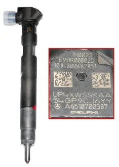 Форсунка дизель відновлена Euro5 2.2CDI 16V Mercedes-Benz Sprinter 906 06-18 Delphi EMBR00002D