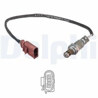 SONDA LAMBDA ES21224-12B1 AUDI A1. SEAT IBIZA IV/TOLEDO IV. SKODA FABIA III/RAPID. VW POLO V 1.0 14- Delphi ES2122412B1