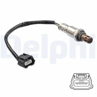 Лямбда-зонд (кількість дротів 4шт довжина 300мм) NISSAN MICRA IV HR12DE 05.10- Delphi ES21285-12B1