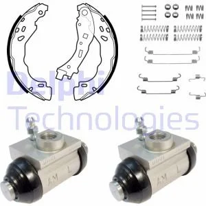 Комплект бараб.колодки+цилиндр Delphi KP1146