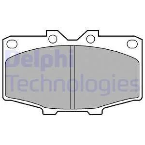Тормозные колодки, дисковые Delphi LP0448
