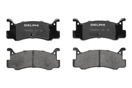 Тормозные колодки, дисковые Delphi LP0521 (фото 1)