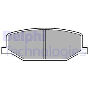 Тормозные колодки, дисковые Delphi LP0527 (фото 1)