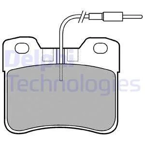Тормозные колодки, дисковые Delphi LP0563