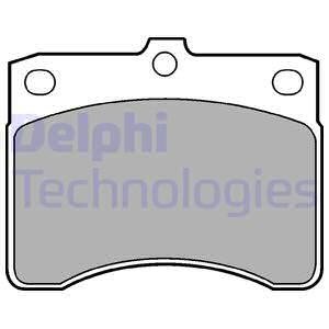 Тормозные колодки, дисковые Delphi LP0578
