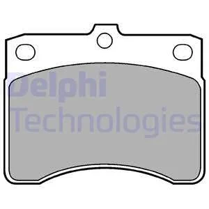 Тормозные колодки, дисковые Delphi LP0578 (фото 1)