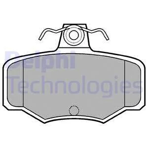 Тормозные колодки, дисковые Delphi LP0617