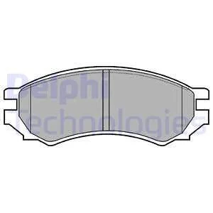 Гальмівні колодки, дискові Delphi LP0670