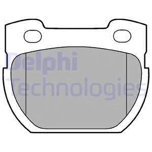 Тормозные колодки, дисковые Delphi LP0777