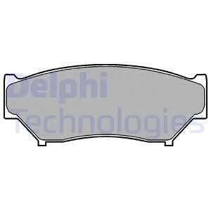 Гальмівні колодки, дискові Delphi LP0967