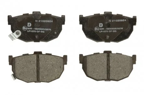 Тормозные колодки, дисковые Delphi LP1073
