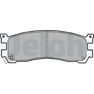 MAZDA Колодки торм. пер. 929/Xedos 9/MPV Delphi LP1189