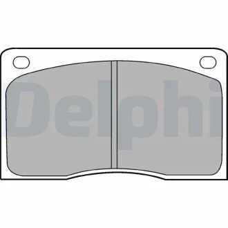 Гальмiвнi колодки дисковi Delphi LP132