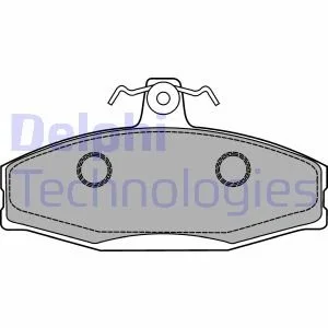 Тормозные колодки DL LP250 Delphi LP1429