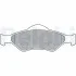 Тормозные колодки дисковые FORD Courier/KA/Fiesta &quot;F &quot;99-08 Delphi LP1470 (фото 1)