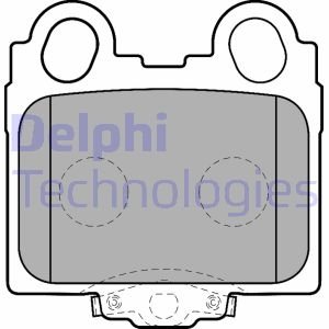 Тормозные колодки, дисковые Delphi LP1510 (фото 1)