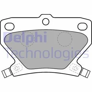 Тормозные колодки, дисковые Delphi LP1513