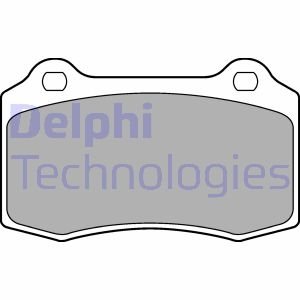 Тормозные колодки, дисковые Delphi LP1700 (фото 1)