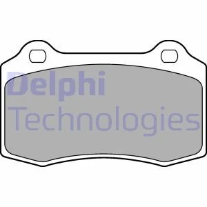 Тормозные колодки, дисковые Delphi LP1700