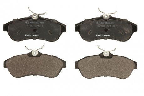 Тормозные колодки, дисковые Delphi LP1715