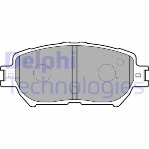 Гальмівні колодки дискові TOYOTA Camry V30 "F "01>> Delphi LP1738