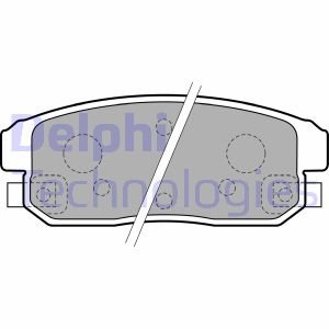 Тормозные колодки, дисковые Delphi LP1829 (фото 1)