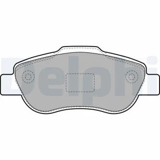 FIAT Тормозные колодки передн.Panda II 1.3JTD 03- Delphi LP1929