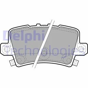 Тормозные колодки Delphi LP1971