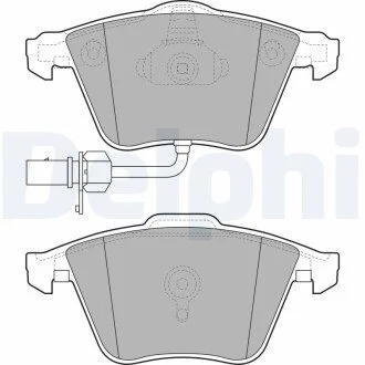 Гальмівні колодки, дискове гальмо (набір) Delphi LP2032