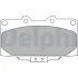 A_Гальмівні колодки дискові SUBARU Impreza "F "00-07 - знято з виробництва Delphi LP2044 (фото 1)