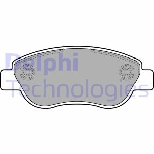 Тормозные колодки, дисковые Delphi LP2075 (фото 1)