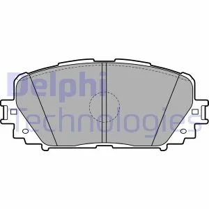 Тормозные колодки, дисковые Delphi LP2123