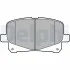 Тормозные колодки дисковые TOYOTA Previa "F "00-03 LP2129