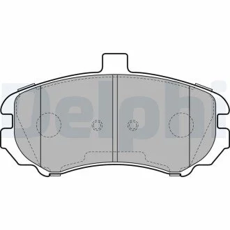 Гальмівні колодки дискові HYUNDAI Elantra "F "03-05 Delphi LP2150