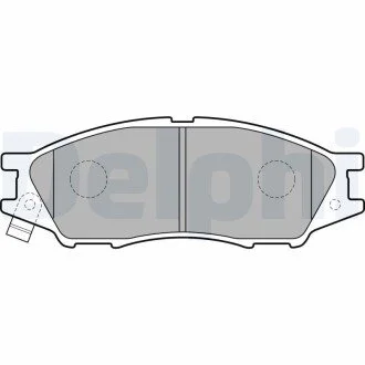 Тормозные колодки, дисковые Delphi LP2184