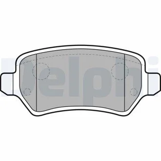 Гальмівні колодки, дискове гальмо (набір) Delphi LP2209