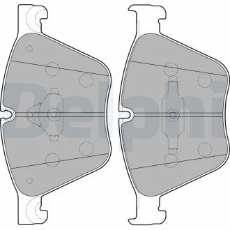 Тормозные колодки дисковые BMW 5(F07)/X6(E71) "F "09>> Delphi LP2210