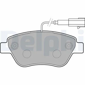Тормозные колодки, дисковые Delphi LP2230
