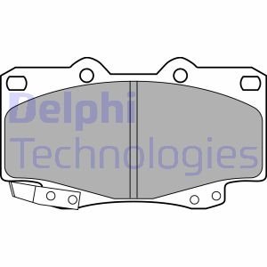 Тормозные колодки, дисковые Delphi LP2242