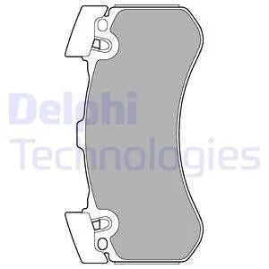 Тормозные колодки Delphi LP2283