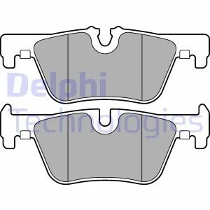 Тормозные колодки, дисковые Delphi LP2286