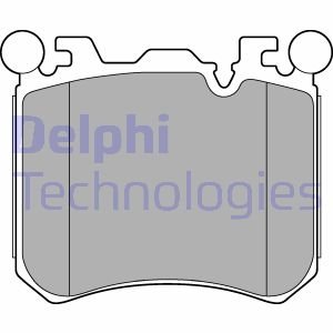 Тормозные колодки, дисковые Delphi LP2287 (фото 1)