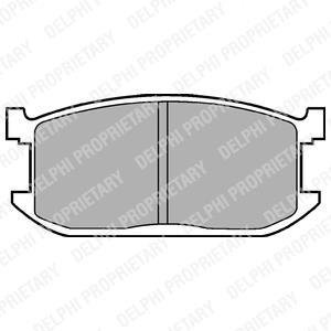 Гальмівні(тормозні) колодки Delphi LP234 (фото 1)