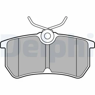 Дисковые тормозные колодки Delphi LP2480