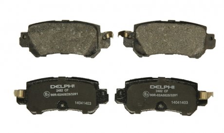 Гальмiвнi колодки дисковi Delphi LP2482 (фото 1)
