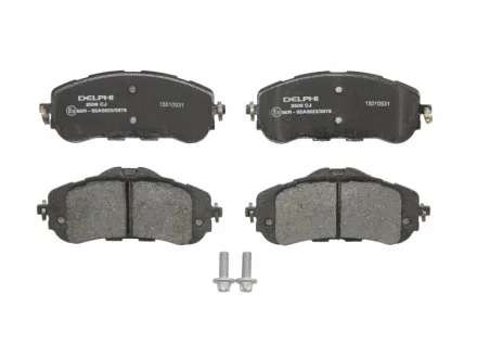 Тормозные колодки, дисковые Delphi LP2506