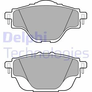 Тормозные колодки, дисковые Delphi LP2509