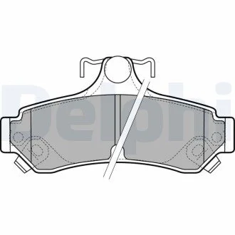 Гальмівні колодки, дискові Delphi LP2700