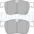 Комплект гальмівних колодок передн , JAGUAR F-PACE, I-PACE, XE, XF II, XF SPORTBRAKE, LAND ROVER RANGE ROVER VELAR 2.0-Electric 03.15- LP3187