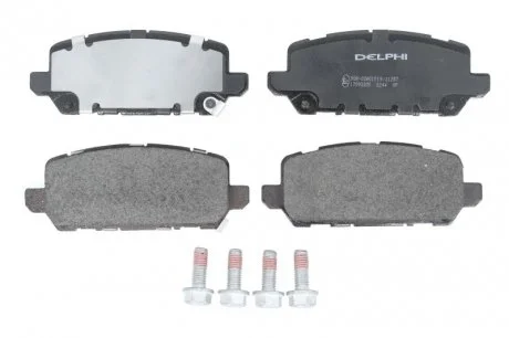 Тормозные колодки, дисковые Delphi LP3244